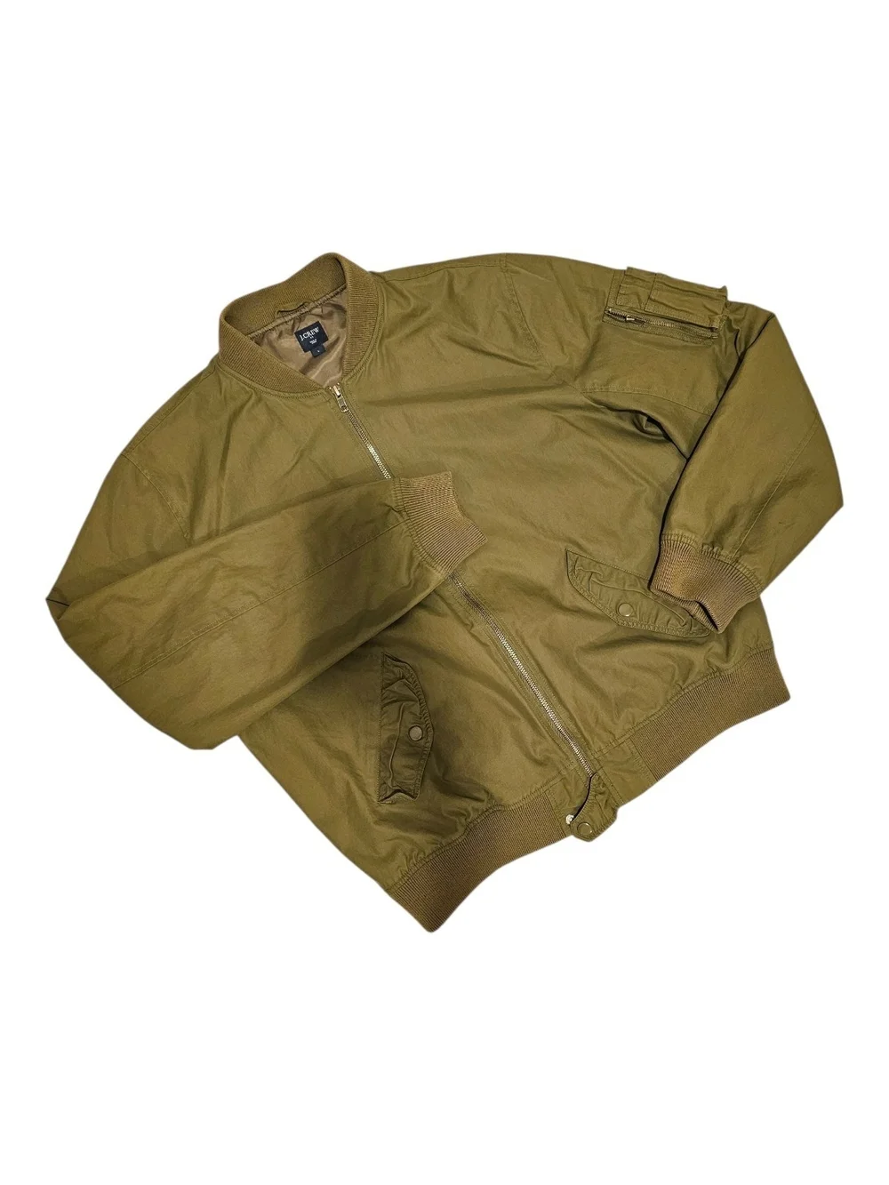 J. Crew Olive Bomber Jacket